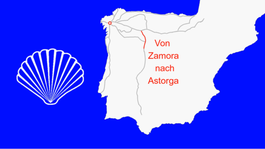 Video Via de la Plata von Zamora bis Astorga (49 MB)