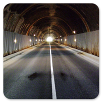 Tunnel am Padornelo-Pass