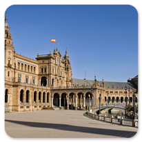 Plaza de Esapaña in Sevilla