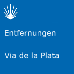 Entfernungen an der Via de la Plata